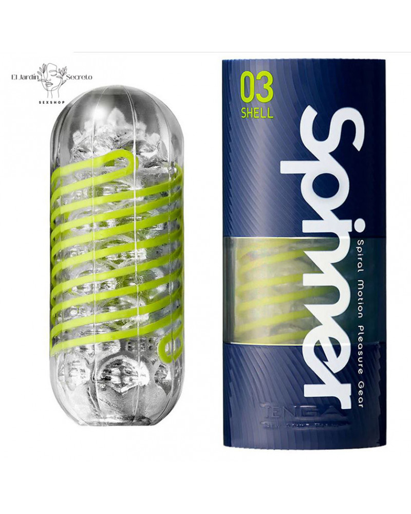 TENGA Spinner SHELL 03 Masturbador para tu pene con Giro Interno