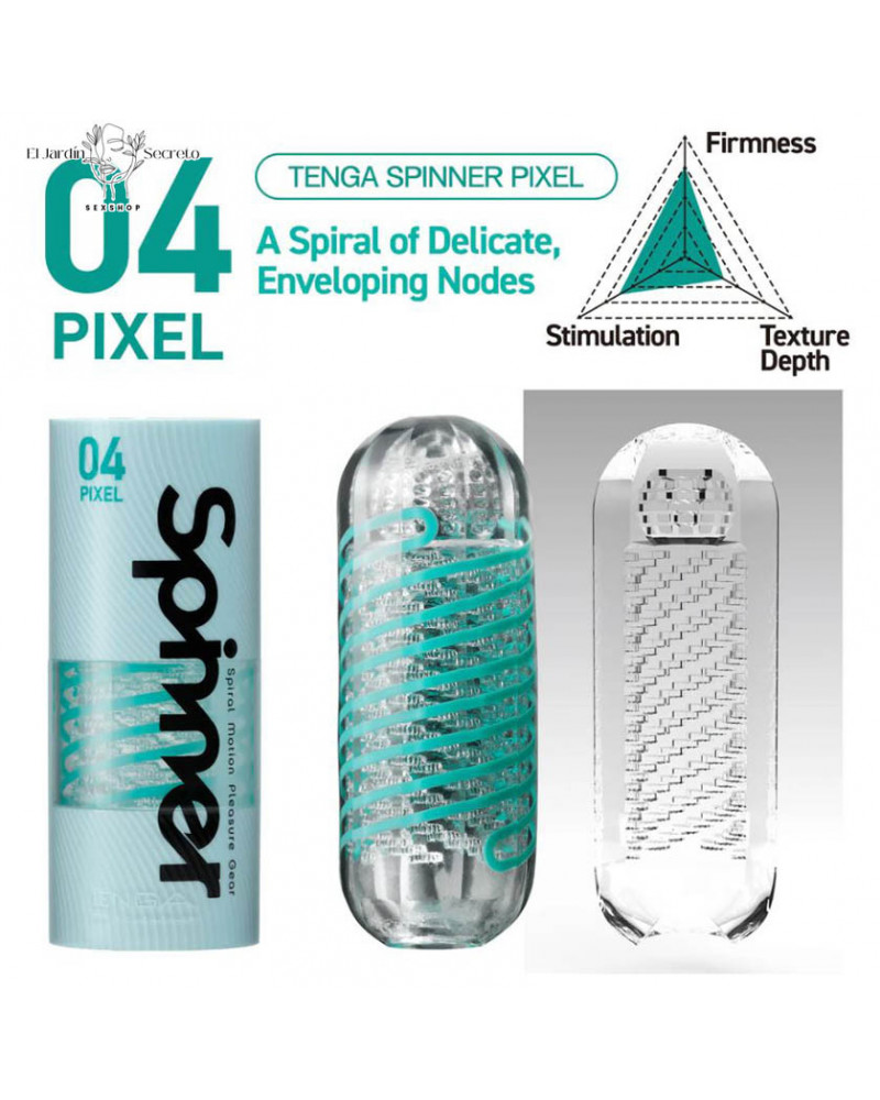 TENGA Spinner PIXEL 04 Masturbador para tu pene con Giro Interno