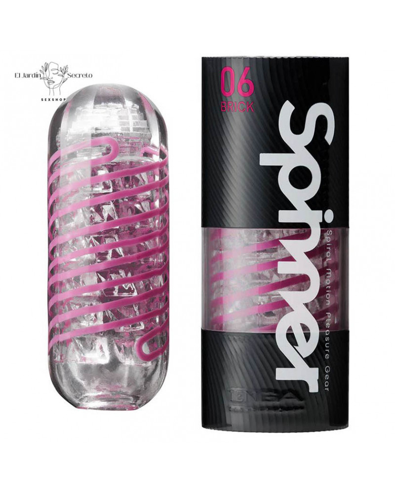 TENGA Spinner 06 BRICK Masturbador para tu pene con Giro Interno