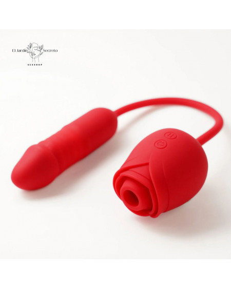 Vibrador Rose Vibrador Inteligente Clítoris y Punto G 🌹 App Control