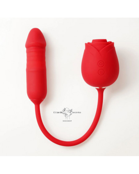 Vibrador Rose Vibrador Inteligente Clítoris y Punto G 🌹 App Control