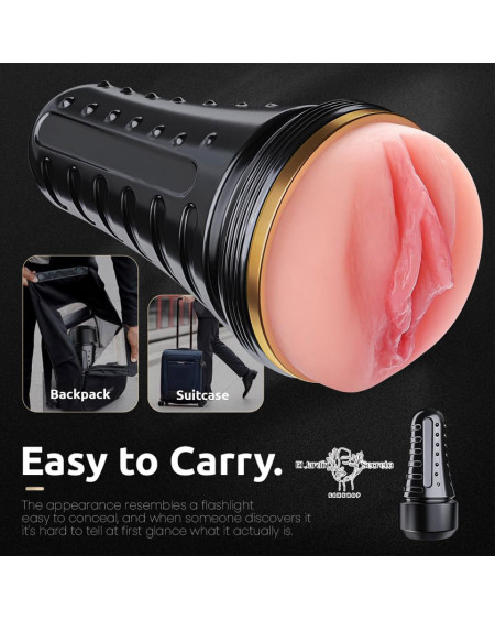 Masturbador para tu pene Masculino Vagina Realista 🔥 Placer Profundo