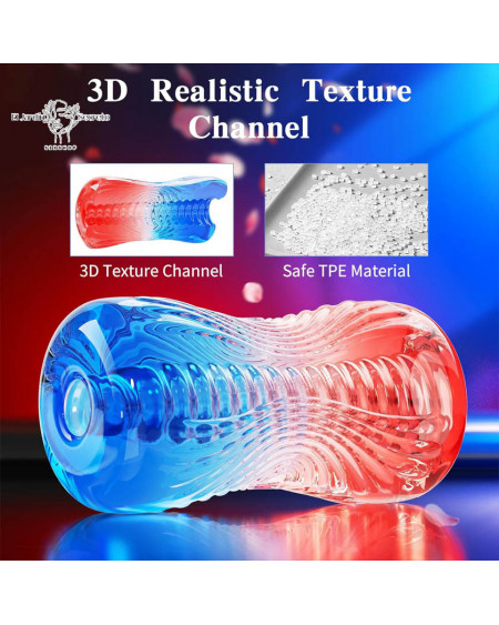 Masturbador para Pene Textura 3D Estimulación Intensa 💦