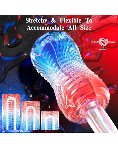 Masturbador para Pene Textura 3D Estimulación Intensa 💦