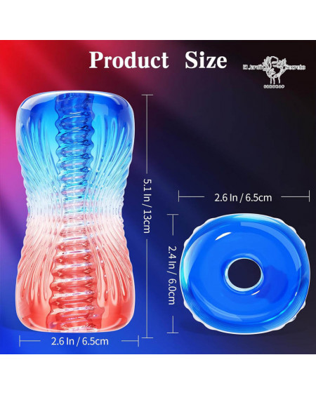 Masturbador para Pene Textura 3D Estimulación Intensa 💦