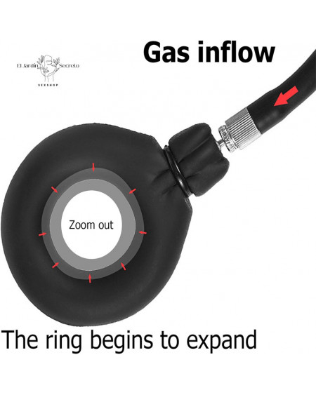 Anillo Inflable Pene testículos ¡Erecciones Extremas y Duraderas! 😈