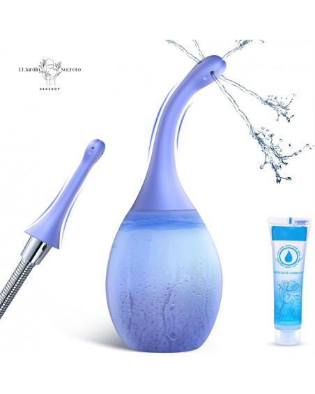 Enema Anal Premium: Ducha de Silicona Flexible con Sistema Antirreflujo