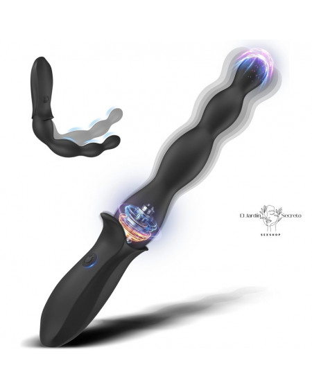 Vibrador Anal Flexible con App Plug Anal Vibratorio Doble Motor