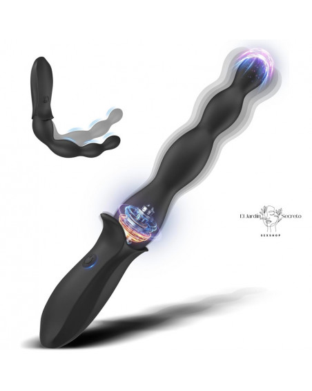 Vibrador Anal Flexible con App Plug Anal Vibratorio Doble Motor