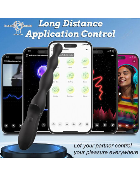 Vibrador Anal con App: Placer a Distancia y Doble Motor 🍑