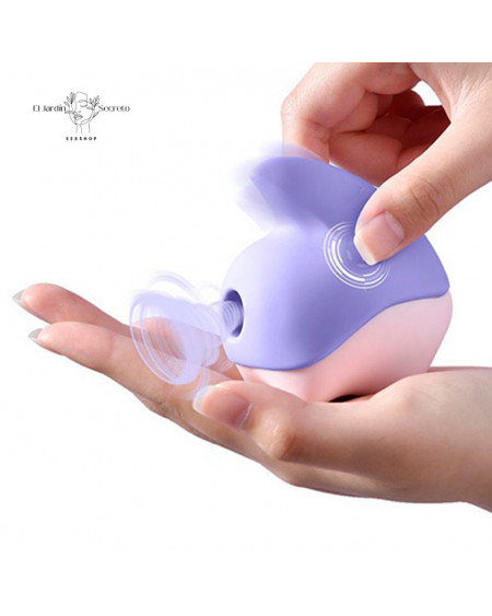 Succionador vibrador de Clítoris con Aplicación Unicorn Purple Magic Motion