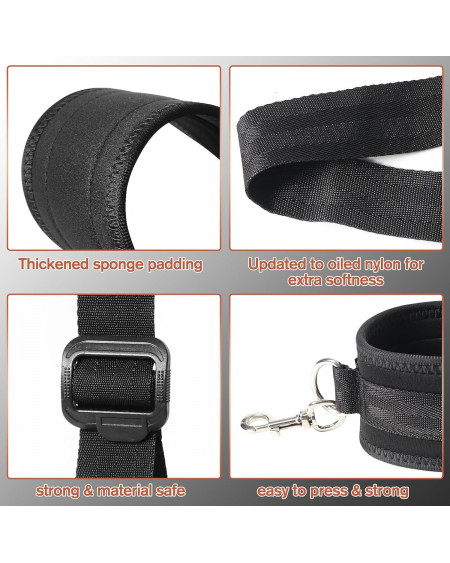 Separador de Piernas BDSM Bondage Ajustable Esposas Premium ⛓️🔥