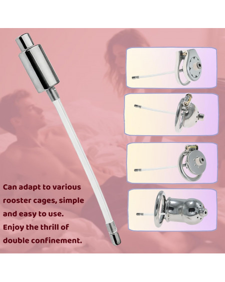 Sonda Uretral de Acero Inoxidable BDSM Masculino