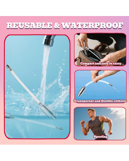 Sonda Uretral de Acero Inoxidable BDSM Masculino