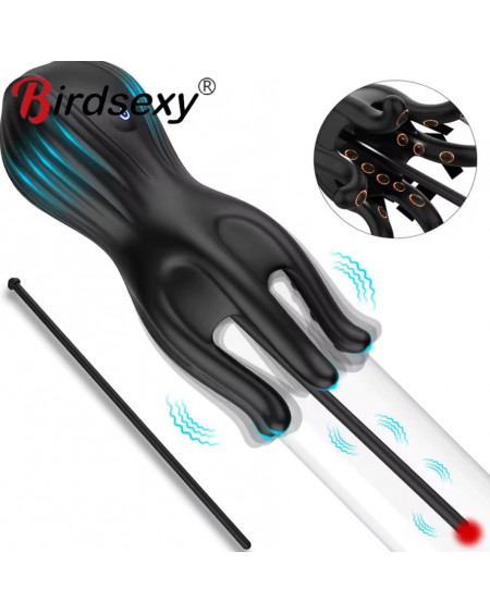 Vibrador Masculino con Sonda para Uretra BDSM Placer Extremo