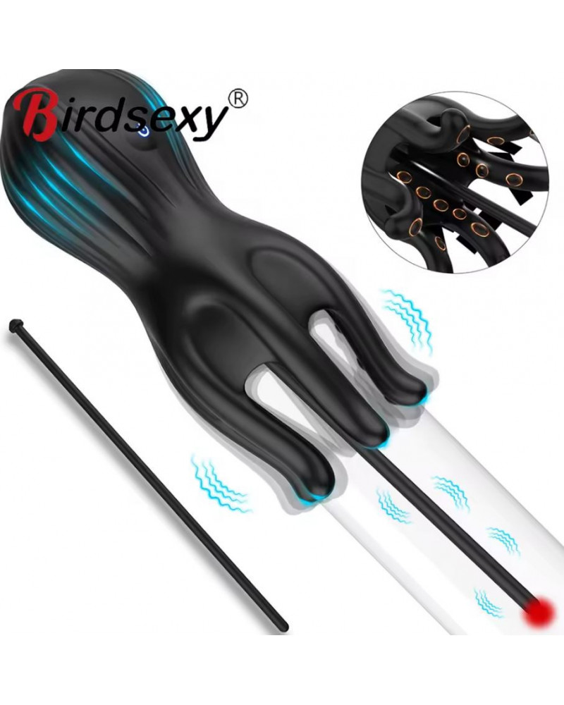 Vibrador Masculino con Sonda para Uretra BDSM Estimulador Prostático