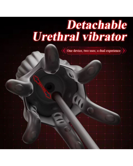 Vibrador Masculino con Sonda para Uretra BDSM Placer Extremo