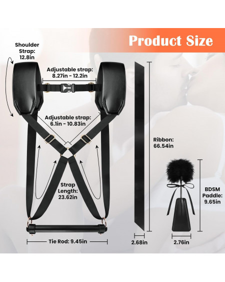 Kit BDSM Arnés Sexual Estilo Perrito Bondage Parejas