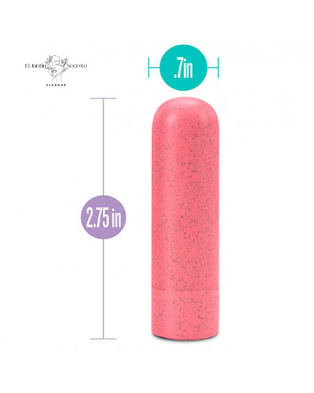 Bala Vibrador Biodegradable Eco Rechargeable Bullet Coral Blush