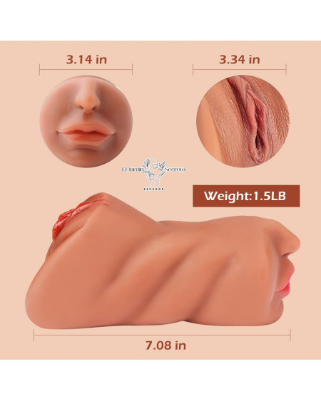 Masturbador para tu pene sexo vagina anal y oral realista
