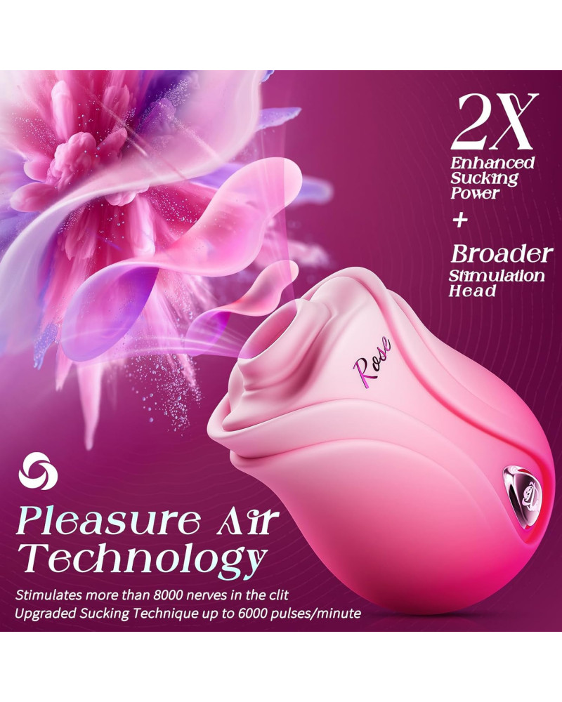 Succionador de Clítoris vibrador para clítoris Vibración Extrema y App Remota