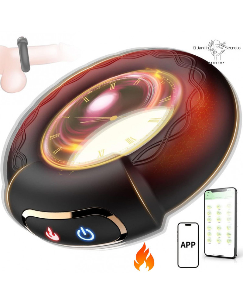 Anillo Vibrador Masculino Luxonia con App y Función de Calor