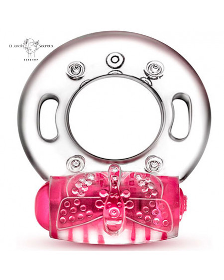 Anillo Vibrador Para Pene con estimulador Clítoris Arouser Vibrating C-Ring Pink Blush