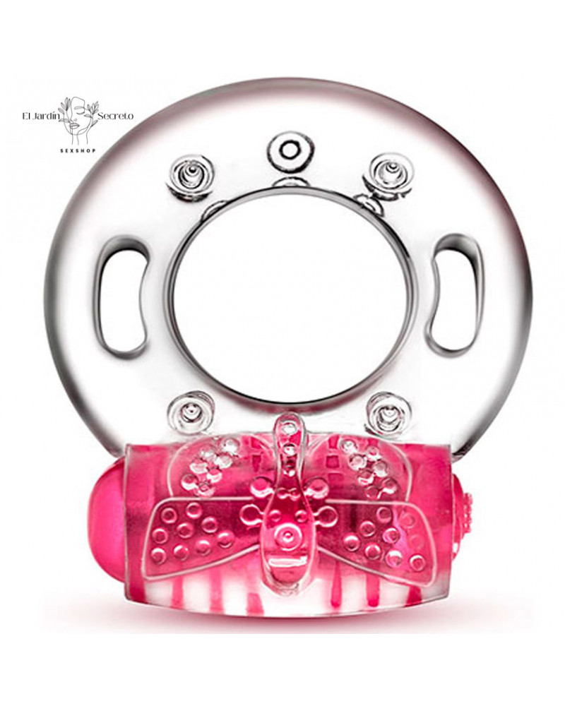 Anillo Vibrador Para Pene con estimulador Clítoris Arouser Vibrating C-Ring Pink Blush