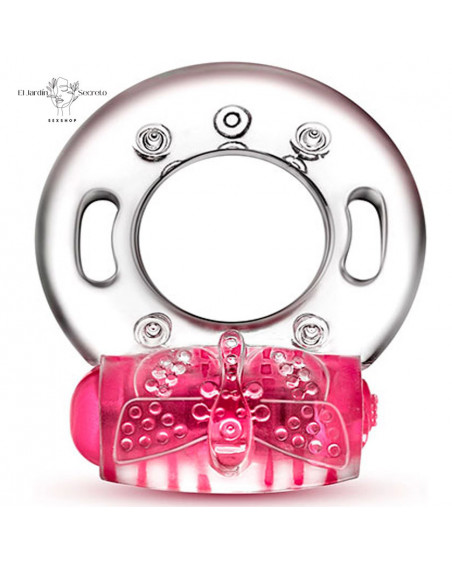 Anillo Vibrador Para Pene con estimulador Clítoris Arouser Vibrating C-Ring Pink Blush