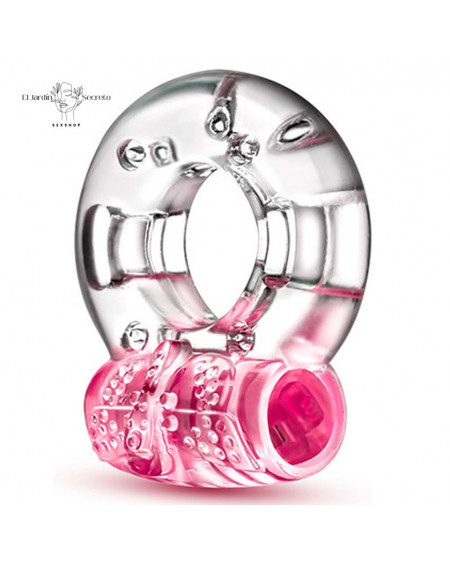 Anillo Vibrador Para Pene con estimulador Clítoris Arouser Vibrating C-Ring Pink Blush