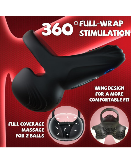 🔥 Anillo Vibrador Pene App Control Pene y Testículos