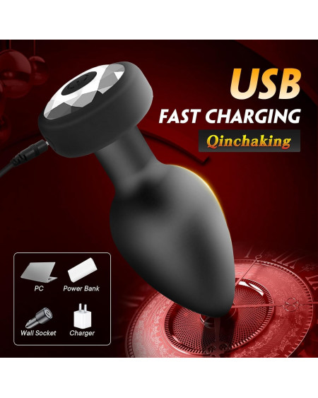 🍑 Plug Anal Vibrador con Control Remoto | Envío Discreto México