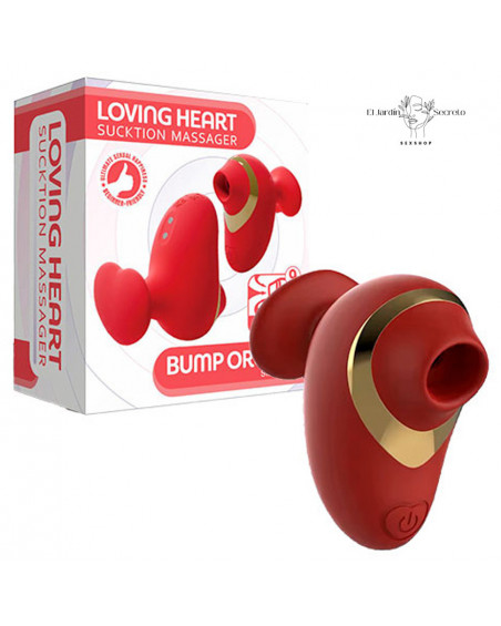 Succionador y Vibrador para Clítoris Heart Shaped Suction Massager