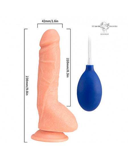 Dildo 23cm Realista con Eyaculacion X Men Realistic Ejaculating Dildo