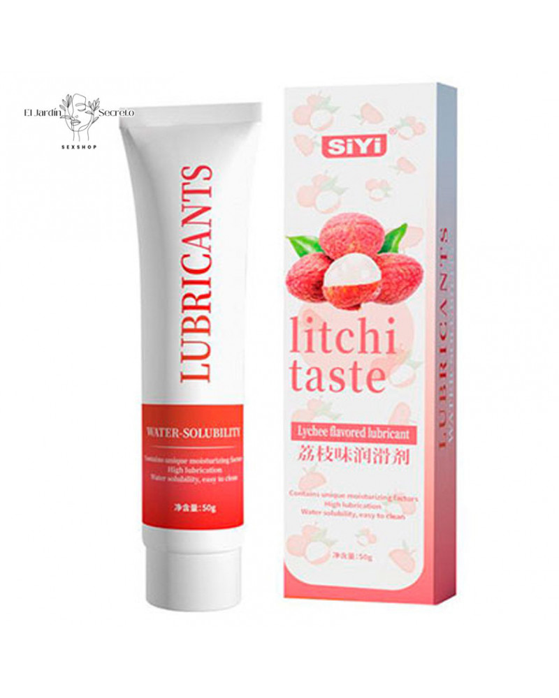 Lubricante Base Agua Sabor Lichi Lub Taste of Litchi Siyi
