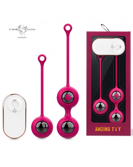 Kit Bolas Kegel con vibración control remoto Pearl RCT S-Hande