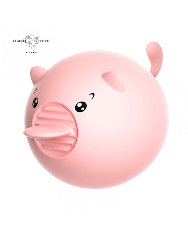 Cerdito Vibrador para Clítoris con Lengueteo Licking Pig Pink Lilo