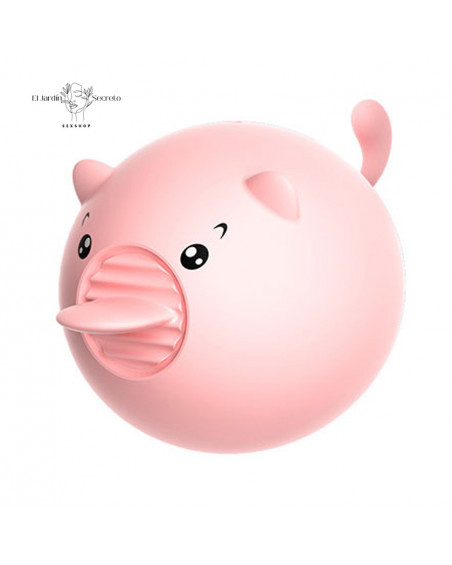Cerdito Vibrador para Clítoris con Lengueteo Licking Pig Pink Lilo
