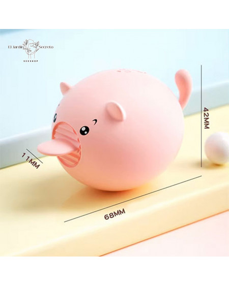 Cerdito Vibrador para Clítoris con Lengueteo Licking Pig Pink Lilo