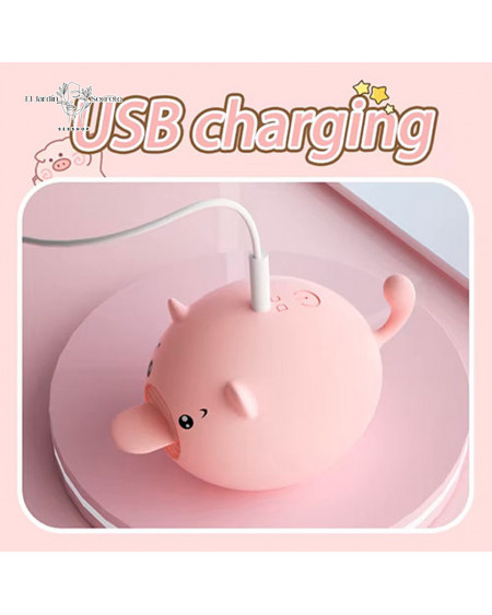 Cerdito Vibrador para Clítoris con Lengueteo Licking Pig Pink Lilo