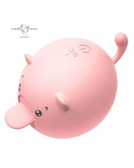 Cerdito Vibrador para Clítoris con Lengueteo Licking Pig Pink Lilo
