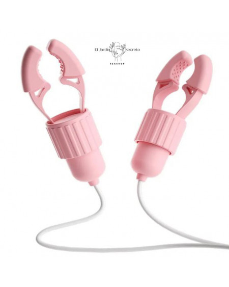 Pinzas con vibración para Pezón BDSM Pink Rabbit Nipple Clip Lilo