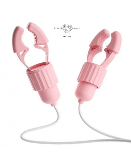 Pinzas con vibración para Pezón BDSM Pink Rabbit Nipple Clip Lilo