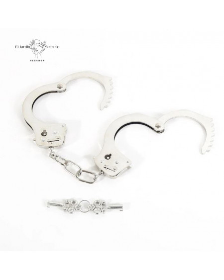 Esposas de Metal con Juego de Llaves Juegos de restricción BDSM