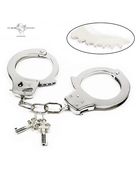 Esposas de Metal con Juego de Llaves Juegos de restricción BDSM