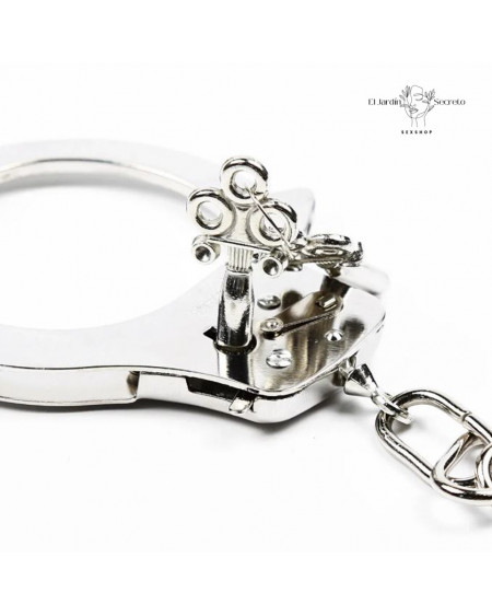Esposas de Metal con Juego de Llaves Juegos de restricción BDSM