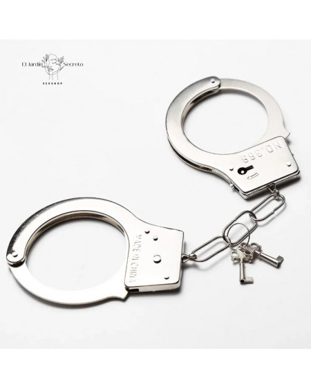 Esposas de Metal con Juego de Llaves Juegos de restricción BDSM