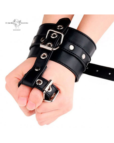 Esposas para muñecas y dedos Cuero Sintético Juegos de restricción BDSM