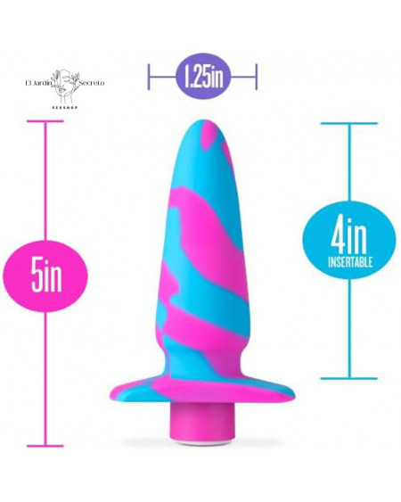Plug Anal con Vibración 12cm Vibrotize Fuchsia Blush Novelties