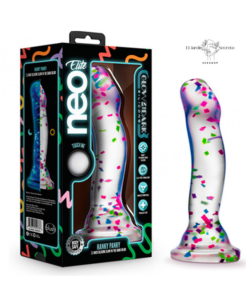 Dildo 19cm Hanky Panky Confetti Blush